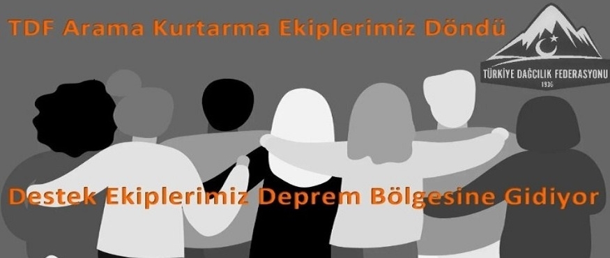 TDF DESTEK EKİPLERİ DEPREM BÖLGESİNE GİDİYOR 2. GURUP