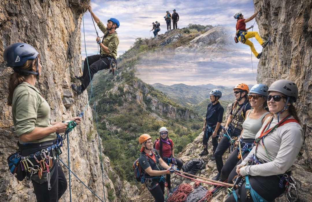 TDF SERTİFİKALI ÇOK İP BOYU KAYA TIRMANIŞ EĞİTİMİ - Doğa Sporları Etkinliği